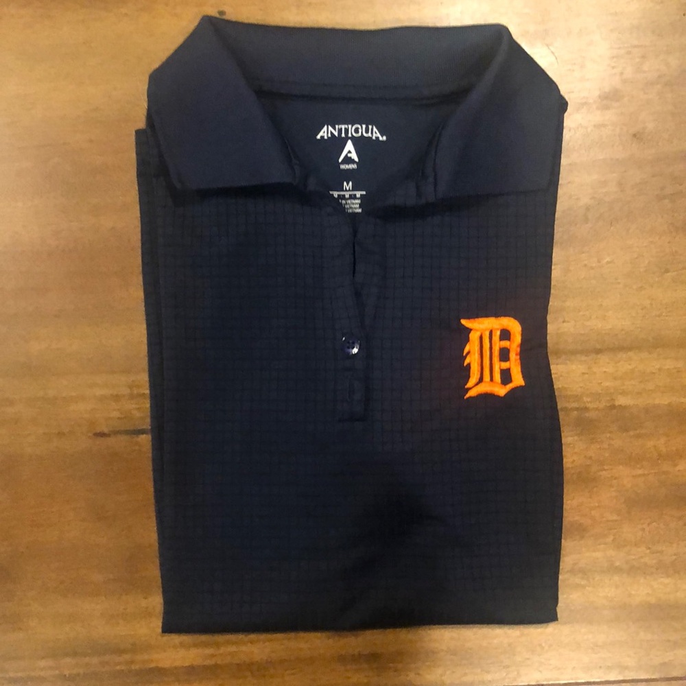 Antigua Detroit Tigers women’s golf polo